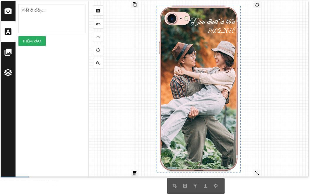 Nền tảng thiết kế ốp lưng online tại HATO Case